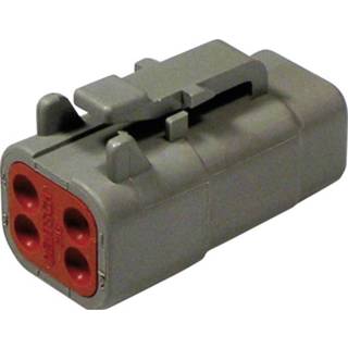 👉 TE Connectivity DTM 06-4 S Ronde stekker Stekker, recht Serie (ronde connectors): DTM Totaal aantal polen: 4 1 stuk(s)