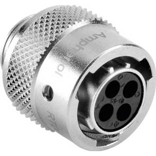 👉 Amphenol RT0610-4SNH Ronde stekker Bus, recht Serie (ronde connectors): RT360™ Totaal aantal polen: 4 1 stuk(s)