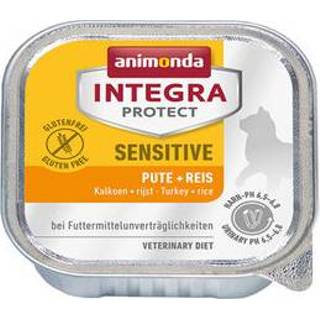 👉 Kalkoen Animonda Integra Protect Cat Sensitive & Rijst - 16 x 100 g 4017721868525