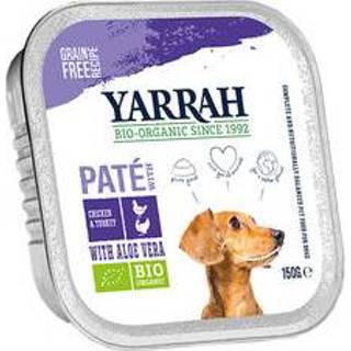 👉 Kalkoen Yarrah - Bio Paté Multipack Kip & Hond 6 x 150 g 8714265977121