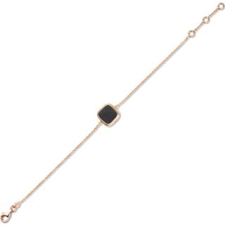 👉 Armband active One More 18 karaats Ros?gouden Pantelleria gezet met Valkenoog