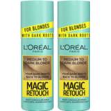 👉 Concealer medium L'Oréal Paris Magic Retouch to Dark Blonde Root Spray Duo Pack
