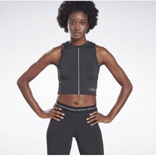 👉 Tanktop XS vrouwen zwart LES MILLS® Performance