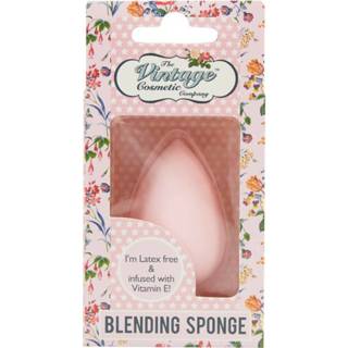 👉 Vitamine roze vrouwen The Vintage Cosmetics Company Teardrop Blending Sponge Infused with Vitamin E - Pink 5060284312904