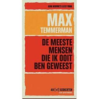 👉 De meeste mensen die ik ooit ben geweest. Temmerman, Max, onb.uitv. 9789460015472