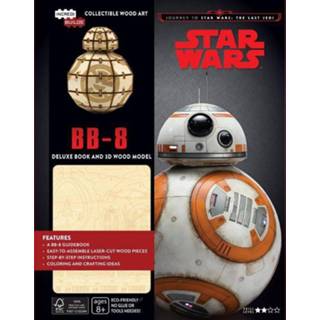 Boek houten Star Wars BB-8 Deluxe met model BB-8. Incredibuild, onb.uitv. 9789047624141
