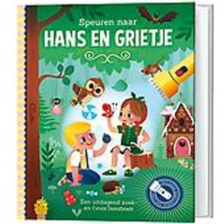 👉 Zaklamp Speuren naar Hans & Grietje + kartonnen zaklamp. Een uitdagend zoek- en (voor)leesboek, Hardcover 9789463544795