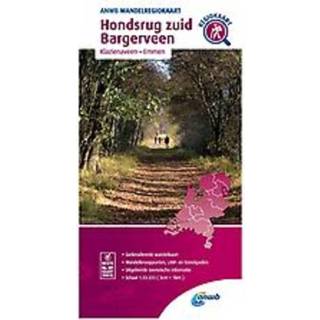 👉 Wandelregiokaart Hondsrug zuid, Bargerveen (Klazienaveen, Emmen). 1:33.333, onb.uitv. 9789018046415
