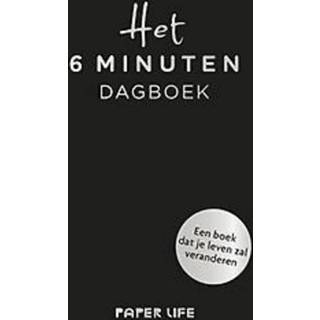 👉 Dagboek zwarte Het 6 minuten - editie. Een boek dat je leven zal veranderen, Spenst, Dominik, Hardcover 9789000375837