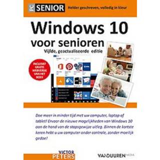 👉 Senioren Windows 10 voor 5e editie. Peters, Victor, Hardcover 9789463561808