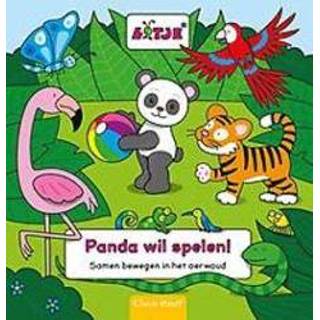 👉 Panda wil spelen!. Samen bewegen in het oerwoud, Versteeg, Lizelot, Hardcover 9789044838657