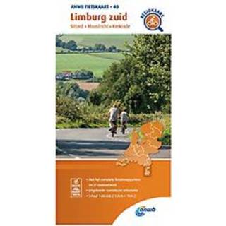 👉 Fietskaart 40 - Limburg Zuid (Sittard, Maastricht, Kerkrade). 1:66.666, onb.uitv. 9789018047412