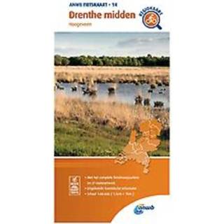 👉 Fietskaart 14 - Drenthe midden (Hoogeveen). 1:66.666, onb.uitv. 9789018047153