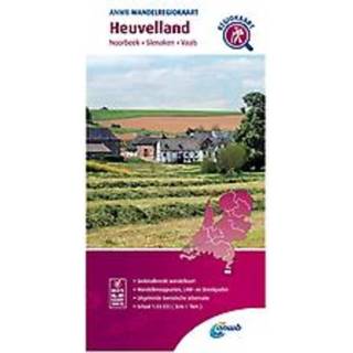 👉 Wandelregiokaart Heuvelland (Noorbeek, Slenaken, Vaals). 1:33.333, onb.uitv. 9789018046743