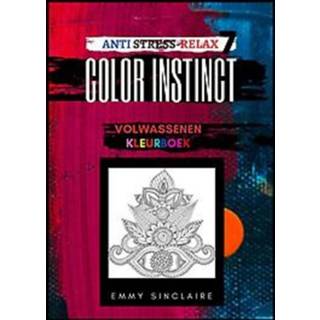 👉 Kleurboek Volwassenen Color Instinct 4 : Anti Stress Relax Fantasiewereld. Fantasiewereld, Sinclaire, Emmy, Paperback 9789464056228