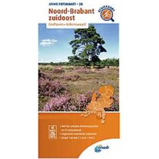 👉 Fietskaart 38 - Noord-Brabant Zuidoost (Eindhoven, Valkenswaard). 1:66.666, onb.uitv. 9789018047399