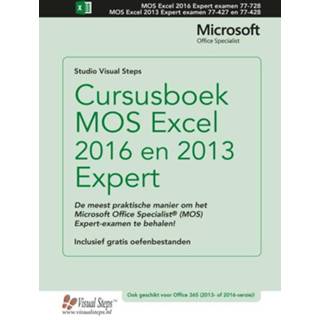 👉 Cursusboek MOS Excel 2016 en 2013 Expert - Boek Studio Visual Steps (9059057538)