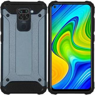 👉 Unisex unicolor blauw TPU Rugged Xtreme Backcover voor de Xiaomi Redmi Note 9 - Donkerblauw 8719295407914
