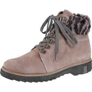 👉 Hoge veterschoenen taupe vrouwen veterschoen Waldläufer 4059524815108