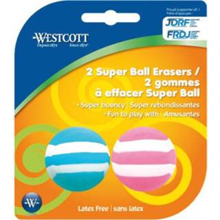 👉 Gum Westcott Superball 'stuiterbal' 2 stuks op blister