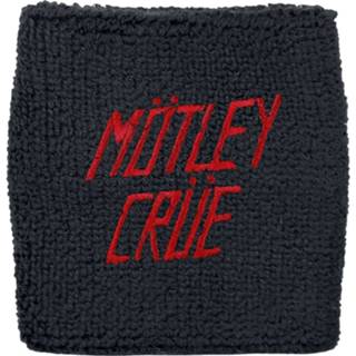 👉 Polsband zwart zweetbandje Mötley Crüe Logo - Wristband Armbanden 5055339790127