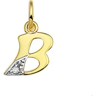 👉 Bedel diamant goud geelgoud active vrouwen TFT Letter B 0.01ct H P1 8718834221608
