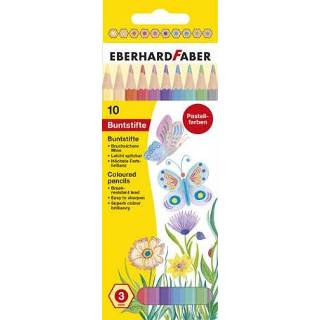 👉 Kleurpotlood pastel One Size GeenKleur Kleurpotloden Eberhard Faber kleur assorti 10st. 4087205148108
