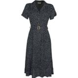 👉 Dress zwart wit medium- jurk Banned Retro Black Spot zwart-wit 5059075063316