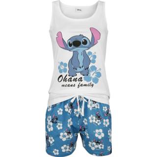 👉 Pyjama wit blauw Lilo & Stitch Hawaii wit-blauw 4044583751795