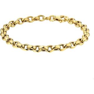 👉 Armband goud geelgoud active vrouwen TFT Jasseron 5,0 mm 19 cm 8718834406913
