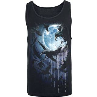 👉 Tanktop zwart Spiral Crow Moon 4060587925901