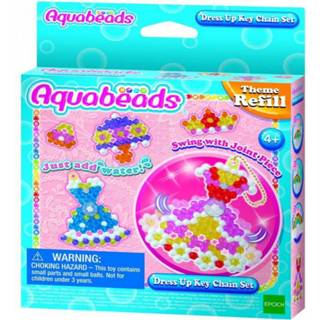 👉 Sleutelhanger One Size meerkleurig Aquabeads set Verkleden 5054131313626