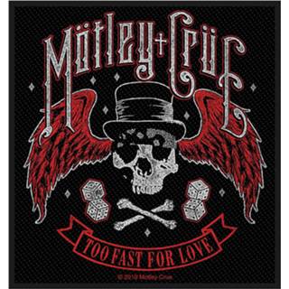 👉 Embleem patch Mötley Crüe Too Fast For Love meerkleurig 5056365701347