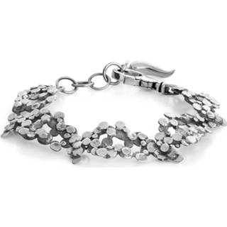 👉 Armband rose zilver One Size no color Rebel and RR-BR023-XSSM Dots & 17-19,5 cm 8719956867262