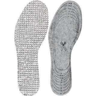 Grijs aluminium Playshoes thermo-inlegzolen junior one size 4010952341027