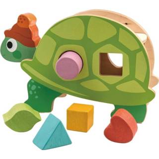 👉 Hout One Size meerkleurig Tender Toys vormendoos Schildpad junior 25 x 9 15 cm 191856084563