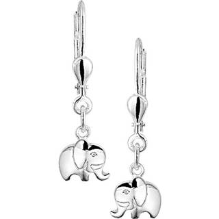👉 Oorhanger zilver glanzen One Size zilverkleurig TFT Oorhangers Olifant Brisur Haak Glanzend 20 mm x 7 8718834010592