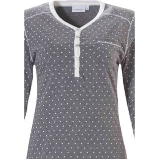 👉 Pyjama grijze grijs met lange mouwen 'a little bit dotty' 8719833094637