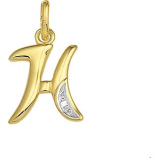 👉 Bedel diamant goud One Size no color TFT Letter H 0.005 Ct. 8718834221967