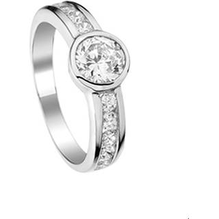 👉 Zirkonia zilver One Size zilverkleurig TFT Ring Gerhodineerd 8718834131471