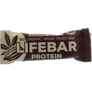 👉 Donkergroen active Lifebar plus choco green protein bio 8594071484583
