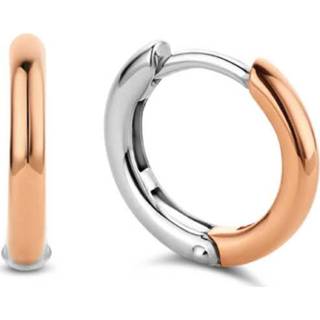 👉 Oorbel zilver One Size no color TI SENTO - Milano Oorbellen 7812SR met een roségouden plating 8717828221105