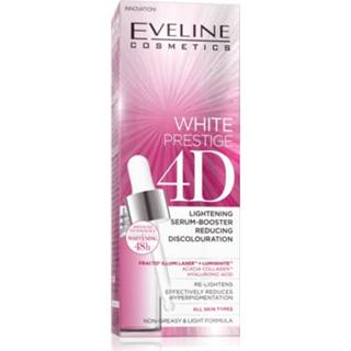 👉 Wit One Size GeenKleur Eveline Cosmetics White Prestige 4d Lightening Serum-booster Reducing Discolouration 18ml. 5901761949070