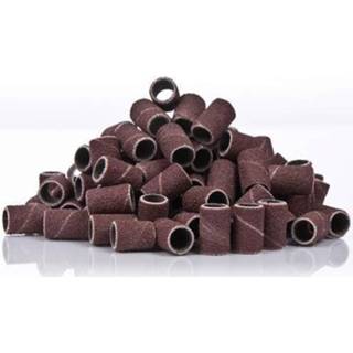 👉 Medium schuurrolletje One Size GeenKleur SUNONE Schuurrolletjes Nagelfrees Grit 120 ( Fijn ) – 10mm - 50 stuks 5903332002757