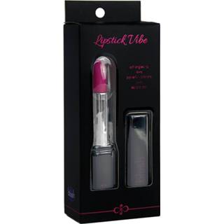 👉 Lippenstift One Size zwart Rosé Lipstick Vibe Mini Vibrator 735380372156