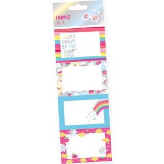 👉 Etiket One Size GeenKleur Boeketiket Funtastic Pak A 24 zelfklevende etiketten. 8717399917308