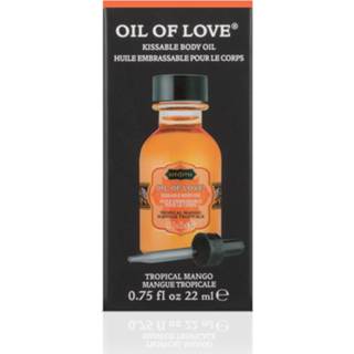 👉 One Size oranje mannen Tropical Mango - Likbare Olie 22 ml 739122120050