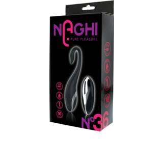 👉 Afstandsbediening One Size zwart Naghi No.36 - Vibrerend Eitje met 8719632677185