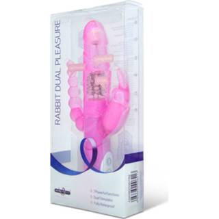 👉 One Size roze Drievoudig Plezier Vibrator 6946689006213