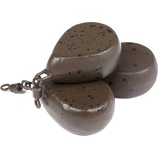 👉 Karperlood bruin X2 Flat Pear - 142g 3 stuks 8718794269160